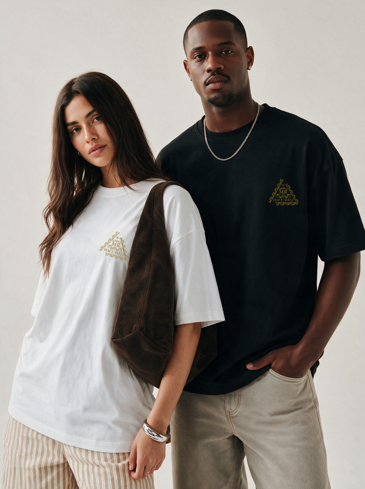 MRMACCAVELI Insignia oversized tee