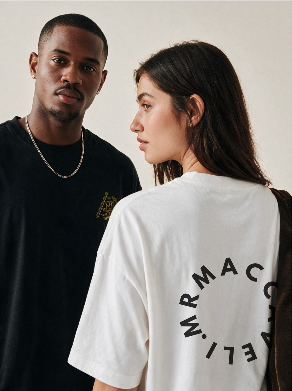 MRMACCAVELI Insignia oversized tee