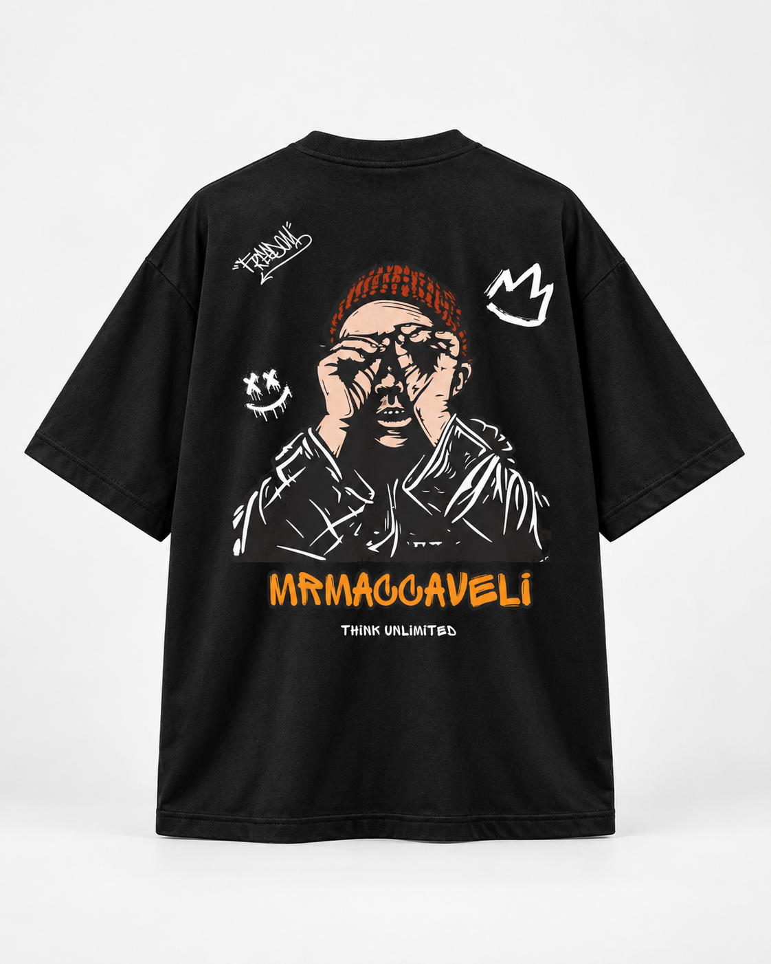 MrMaccaveli Think Unlimited Oversized Tee