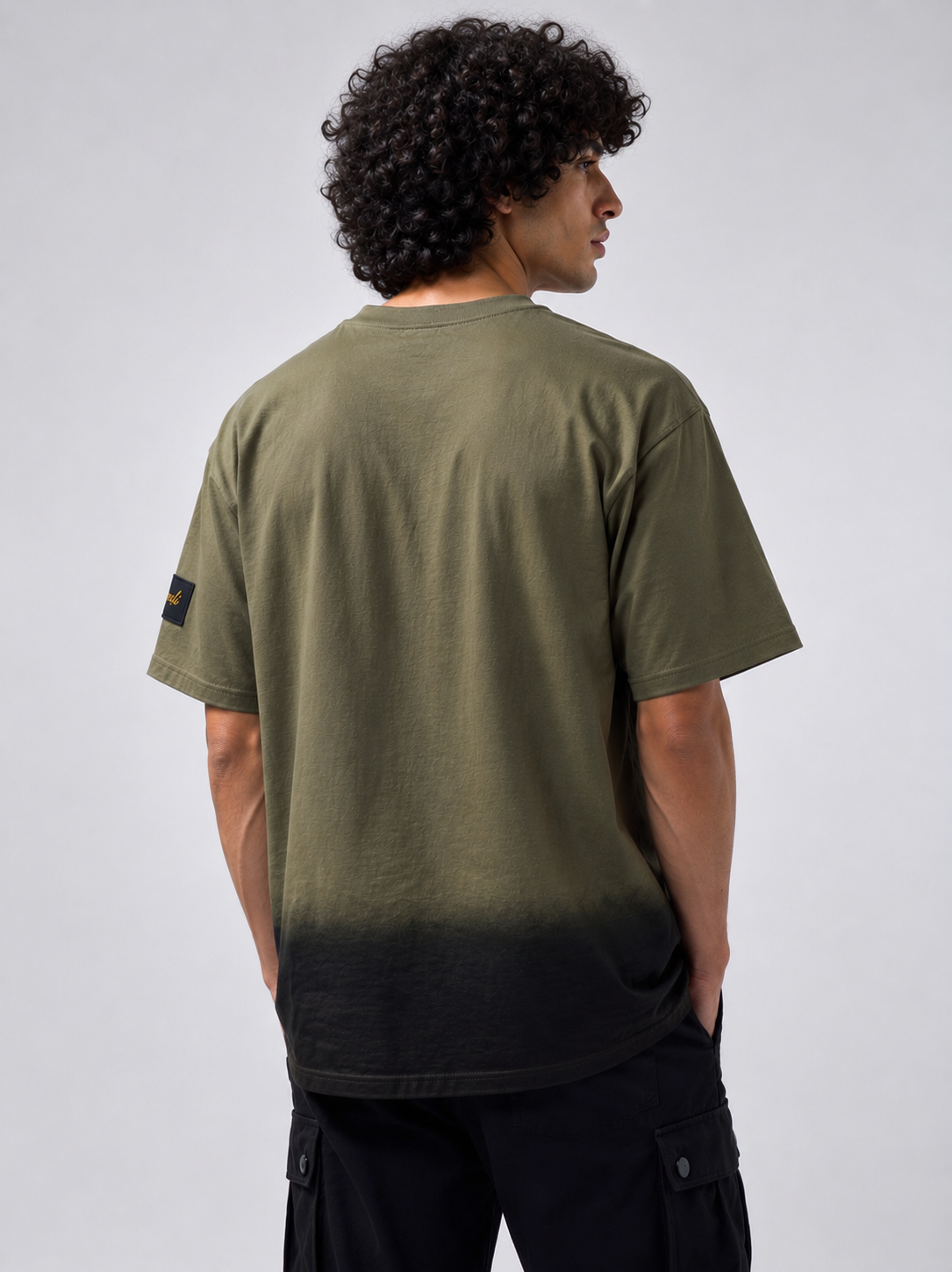 MrMaccaveli Claw Ombré Oversized Tee