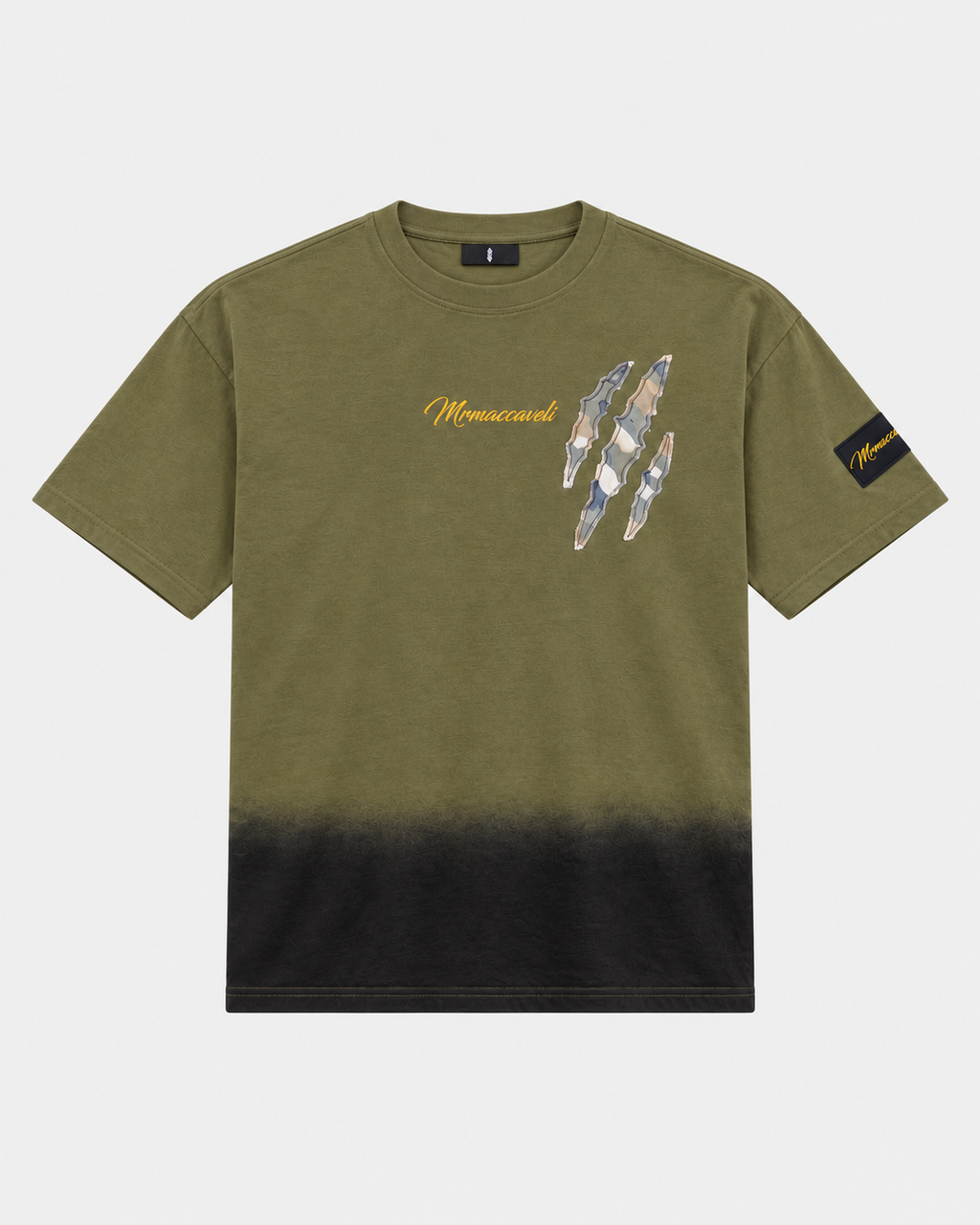 MrMaccaveli Claw Ombré Oversized Tee
