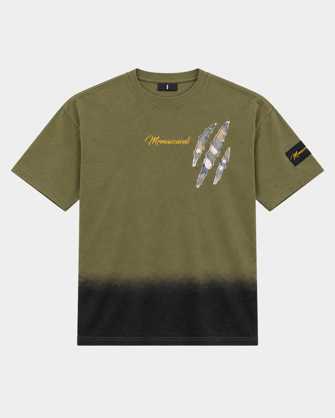 MrMaccaveli Claw Ombré Oversized Tee