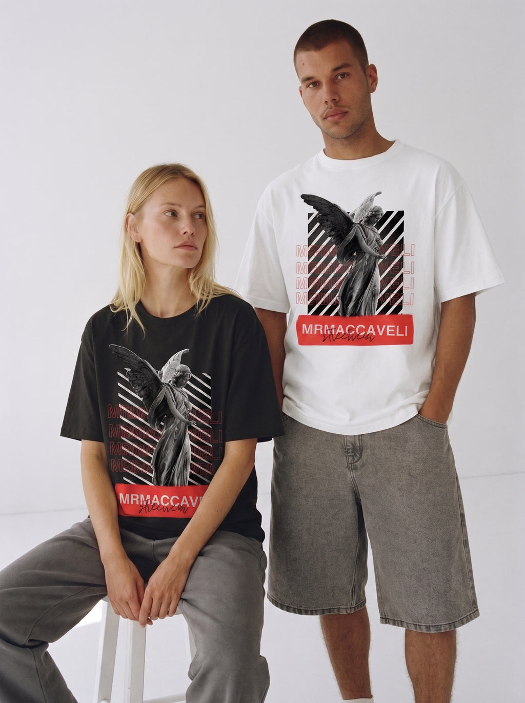 MrMaccaveli Guardian oversized tee