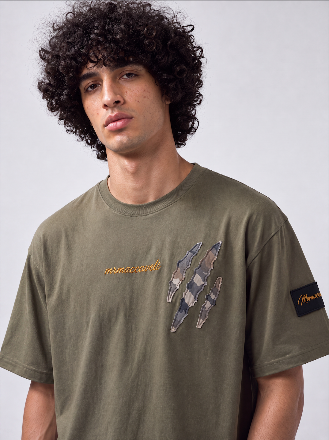 MrMaccaveli Claw Ombré Oversized Tee
